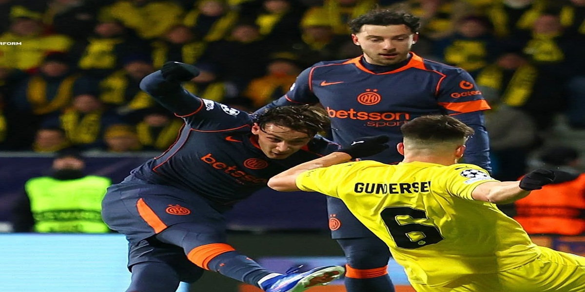 Pio Esposito ketika melawan Bodo/Glimt