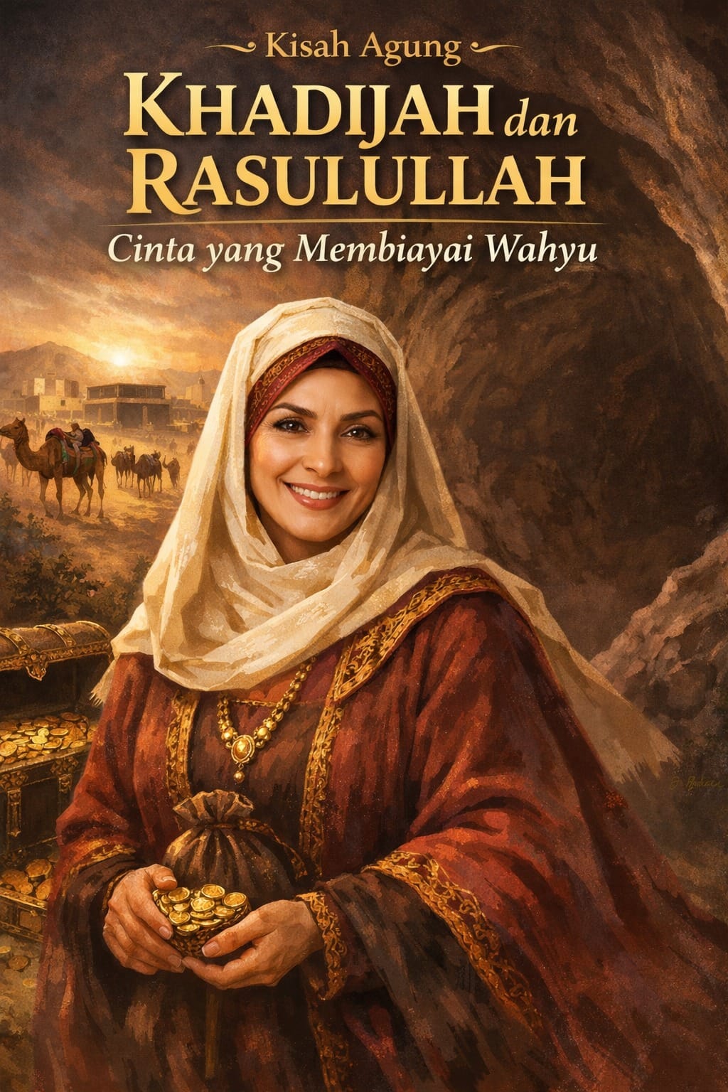 Kisah Agung Khadijah dan Rasulullah, Cinta yang Membiayai Wahyu -&nbsp;Foto Ai hanya ilustrasi