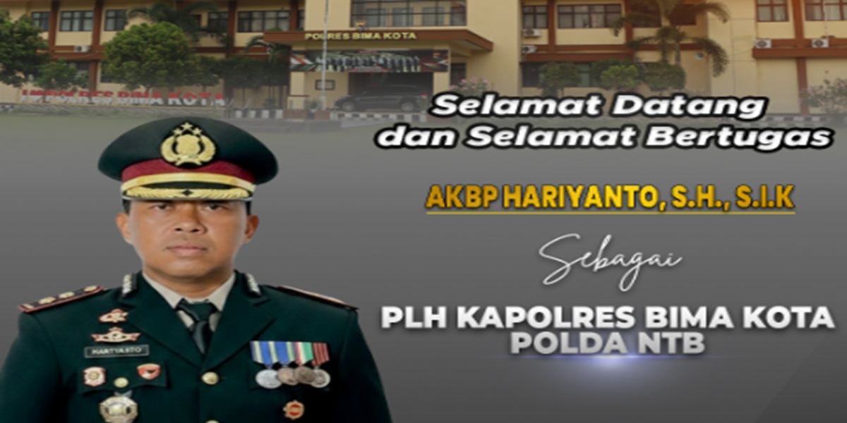 Kapolres Bima Kota baru Plh AKBP Hariyanto