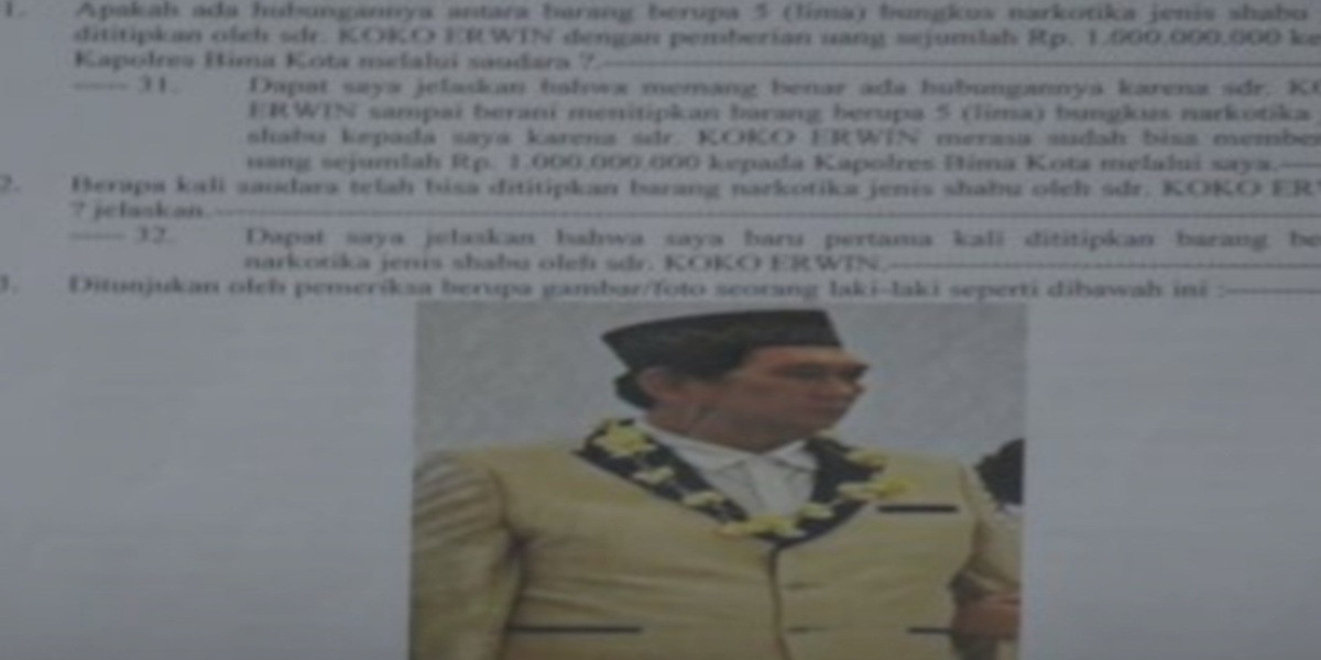 Sosok Koko Erwin yang hingga kini masih buron? (DOK ANTARA)