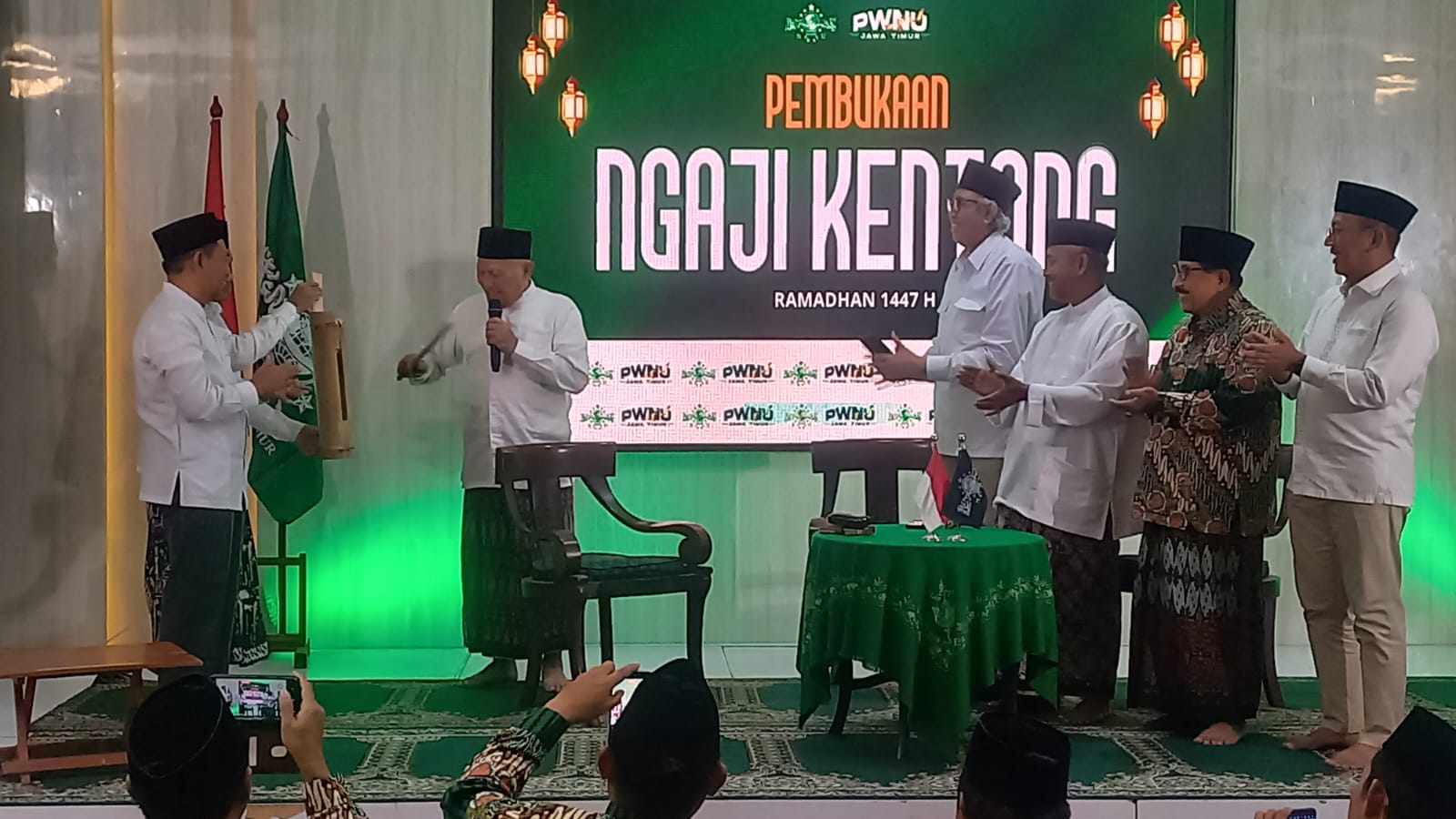 Ngaji Kentong Ramadhan, Ketua PWNU Jatim Kenalkan Filosofi Keilmuan dari Kentongan