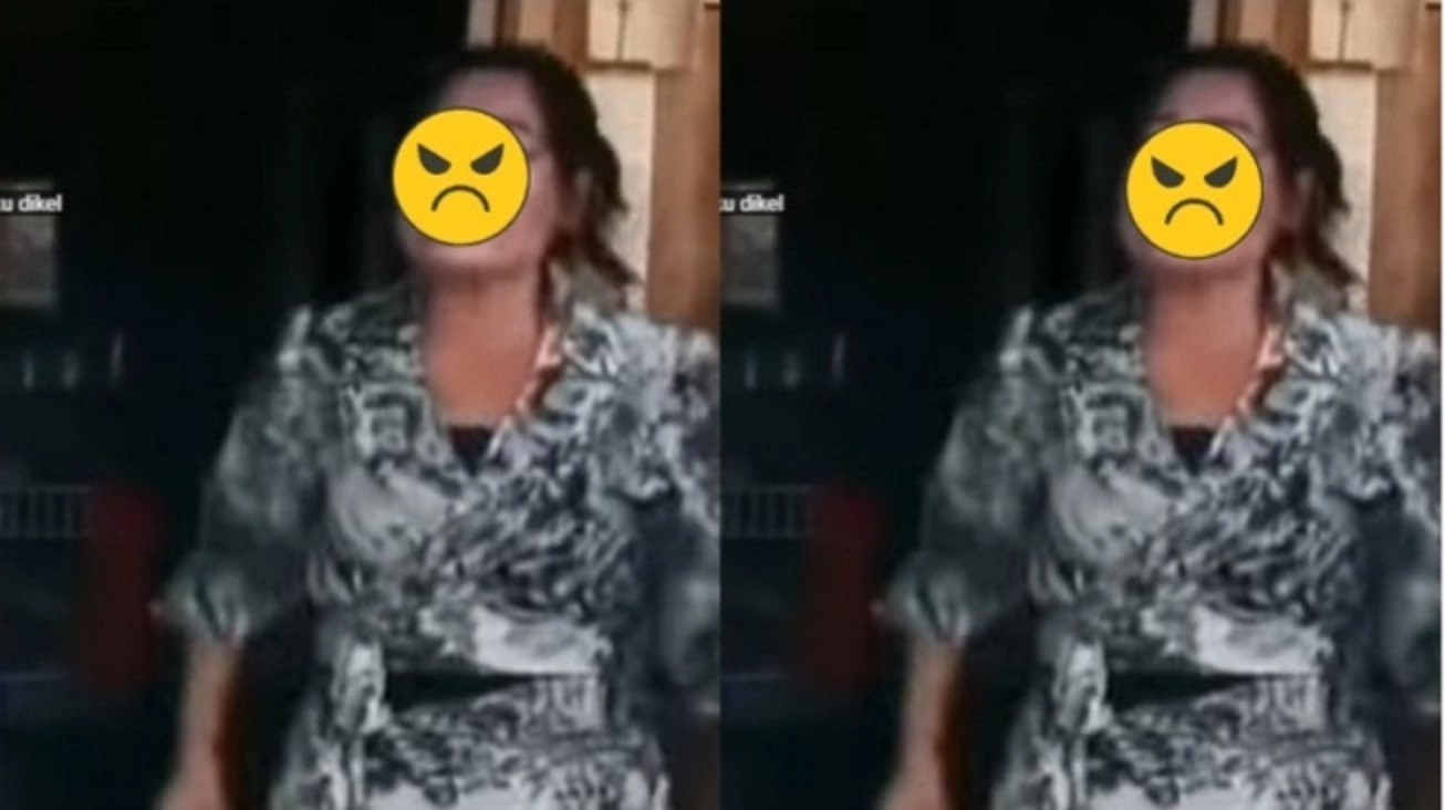 Viral perempuan ngamuk gara-gara warungnya dibongkar Satpol PP.