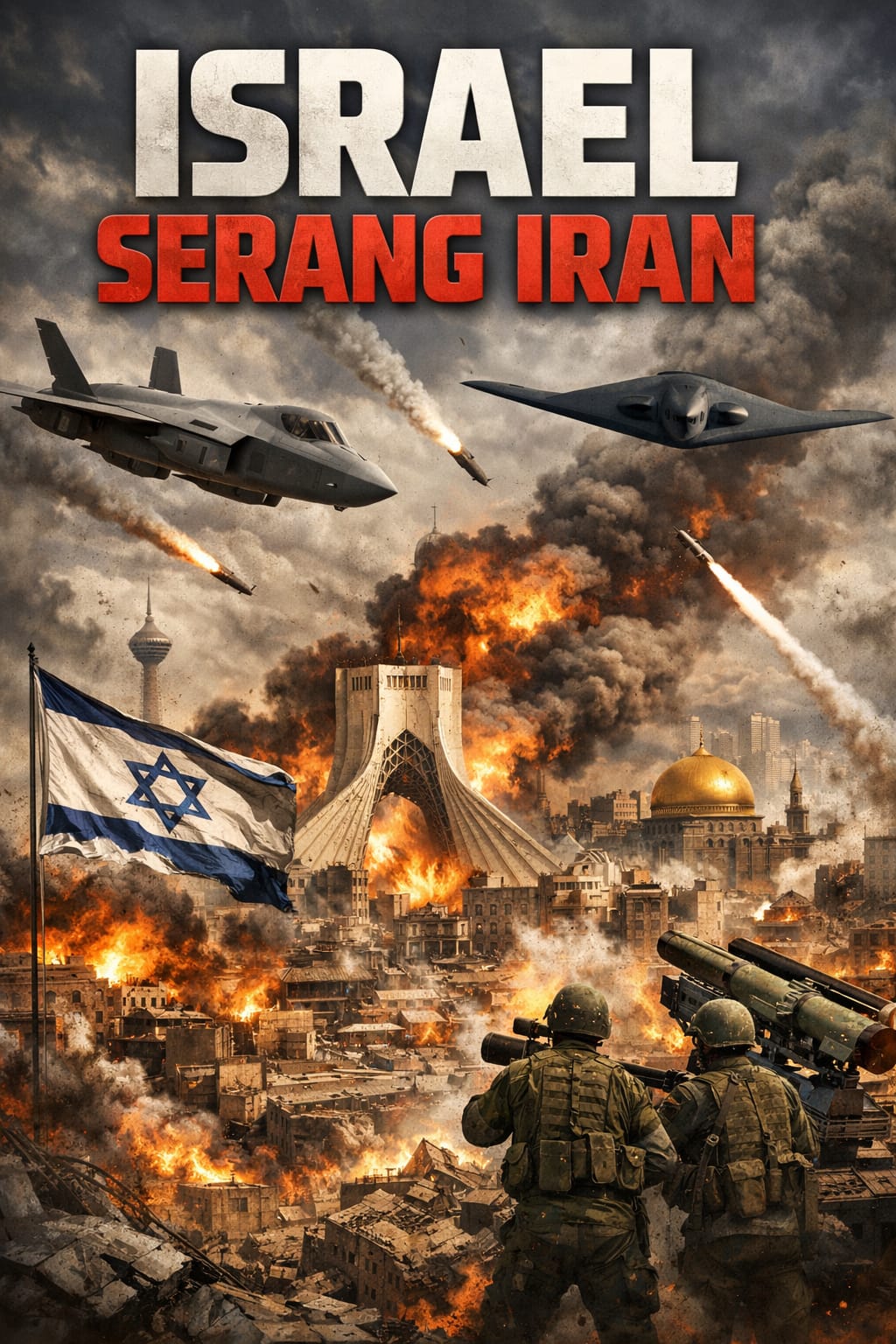 Setelah Saling Gertak, Israel Duluan Serang Iran
