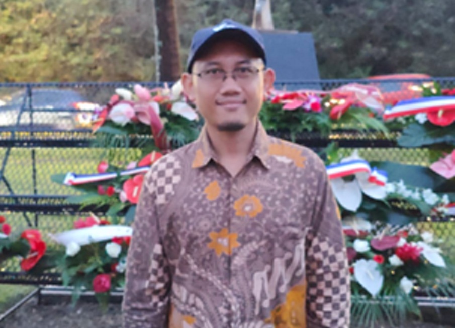 Nasarudin Al Ahsani, Dosen UIN KHAS Jember yang menjalankan dakwah di New Caledonia.