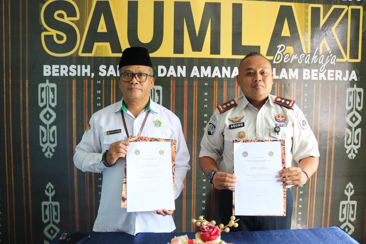 Langkah Nyata Pembinaan, Lapas Saumlaki dan Kemenag KKT Teken PKS