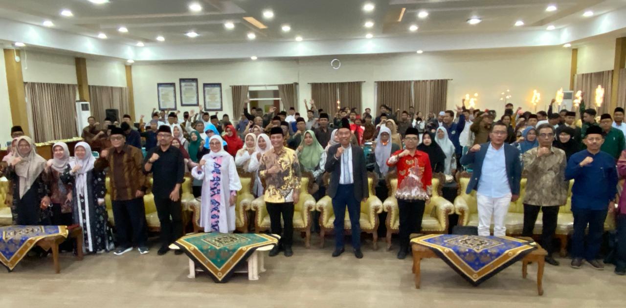 Para guru besar UINSA menyampaikan visi dan misinya di hadapan pengurus IKA UINSA Kamis (6/3/2026) 