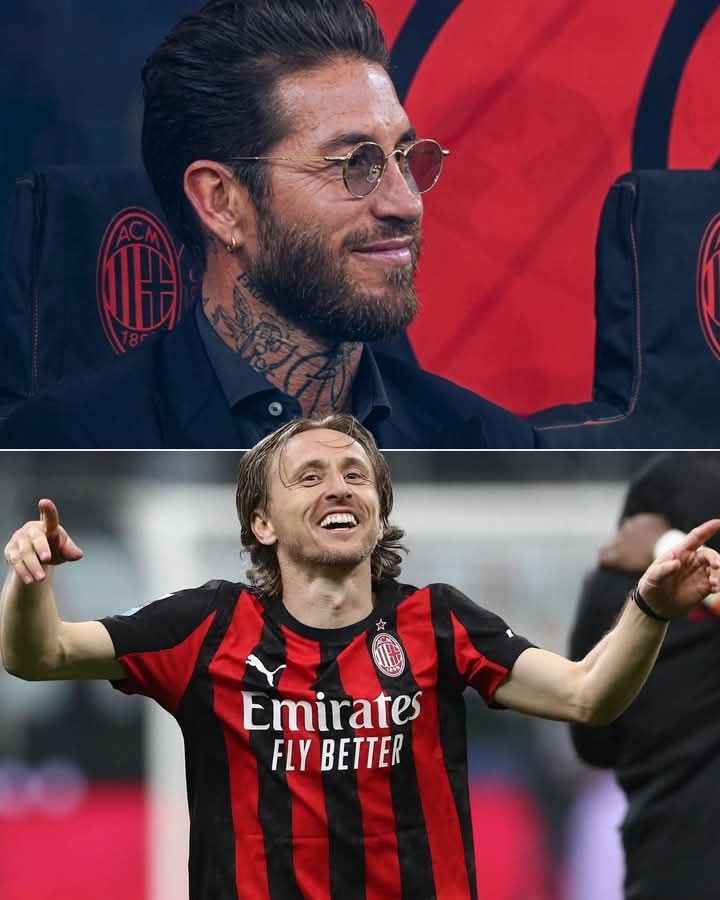 Sergio Ramos hadir di San Siro