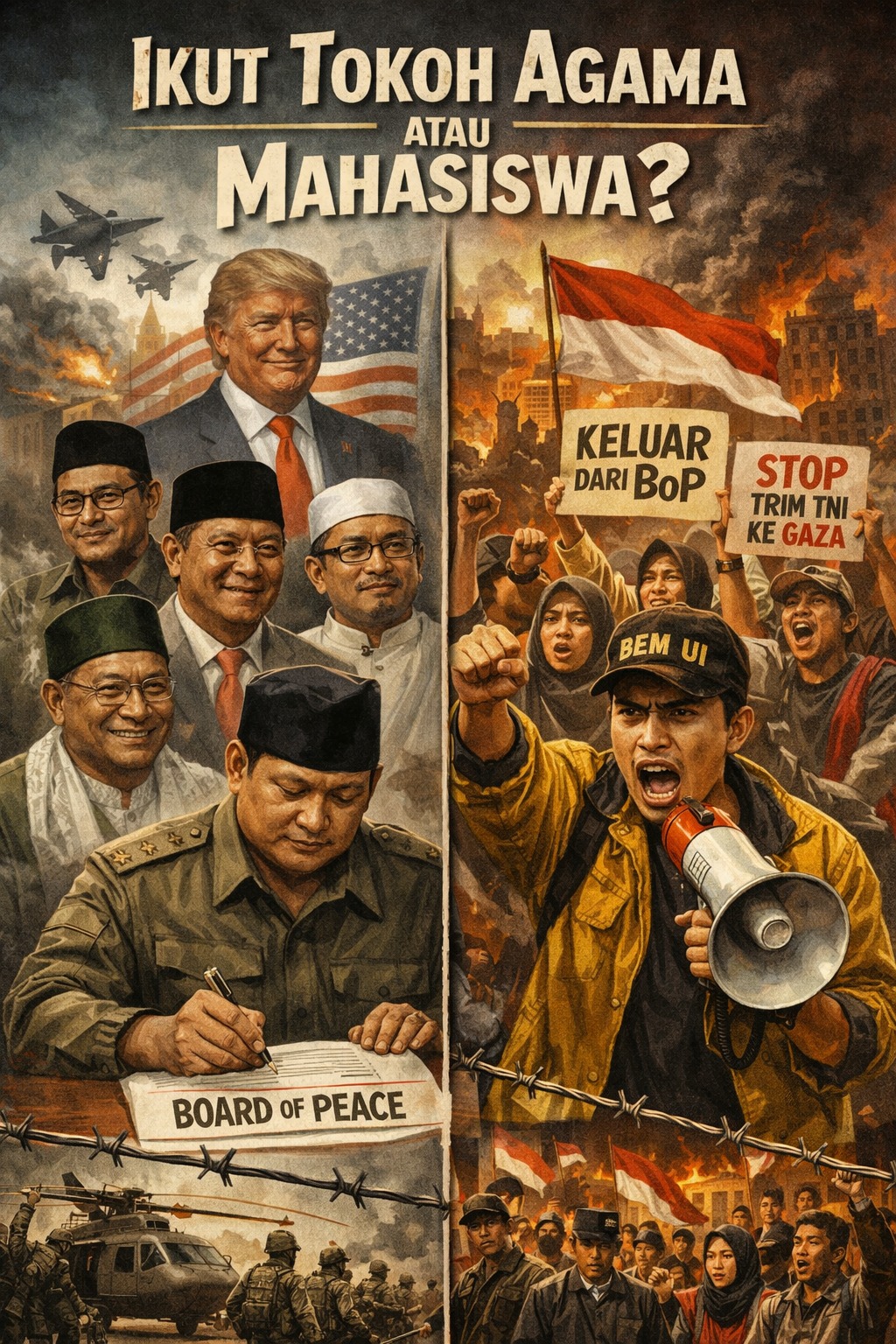 Soal BoP, Kalian Ikut Tokoh Agama atau Mahasiswa