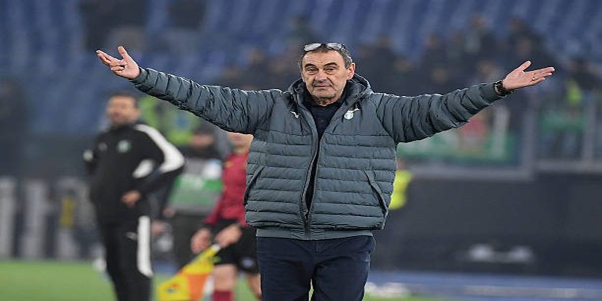 Pelatih Lazio Maurizio Sarri 
