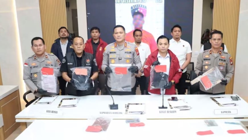 Polisi ungkap kronologi pembunuhan berencana pasangan sesama jenis di Nongsa, Batam. (TikTok/humasbarelang)