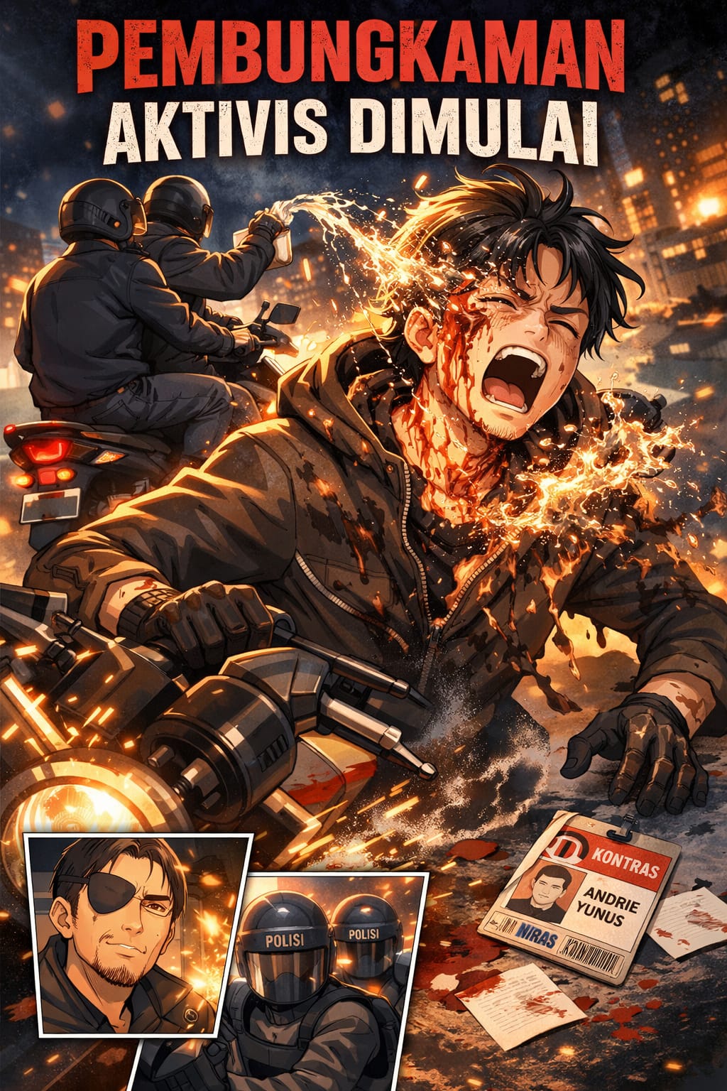 Pembungkaman Dimulai, Aktivis KontraS Disiram Air Keras