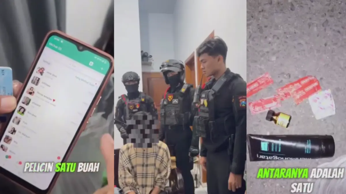 Tangkapan layar video tim alap alap Jember saat menyergap diduga pesta homoseks di Jember (istimewa)