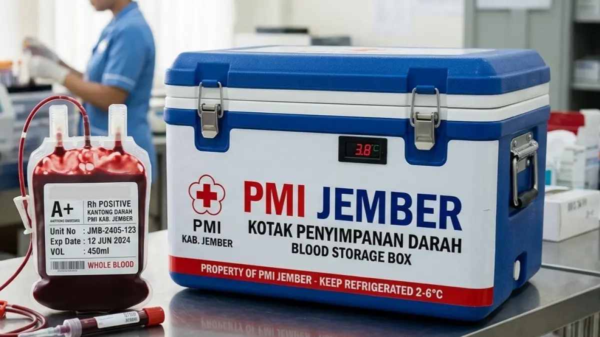Pengambilan darah di Unit Donor Darah (UDD) Palang Merah Indonesia (PMI) tidak bisa dilakukan sembarangan, karena harus mengikuti prosedur ketat demi keselamatan pasien. (foto: AI)