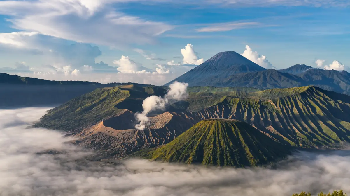 Gunung Bromo, Taman Nasional Bromo Tengger Semeru. 
