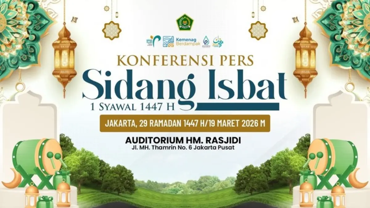 Link live streaming Sidang Isbat Foto: YouTube Bimas Islam TV