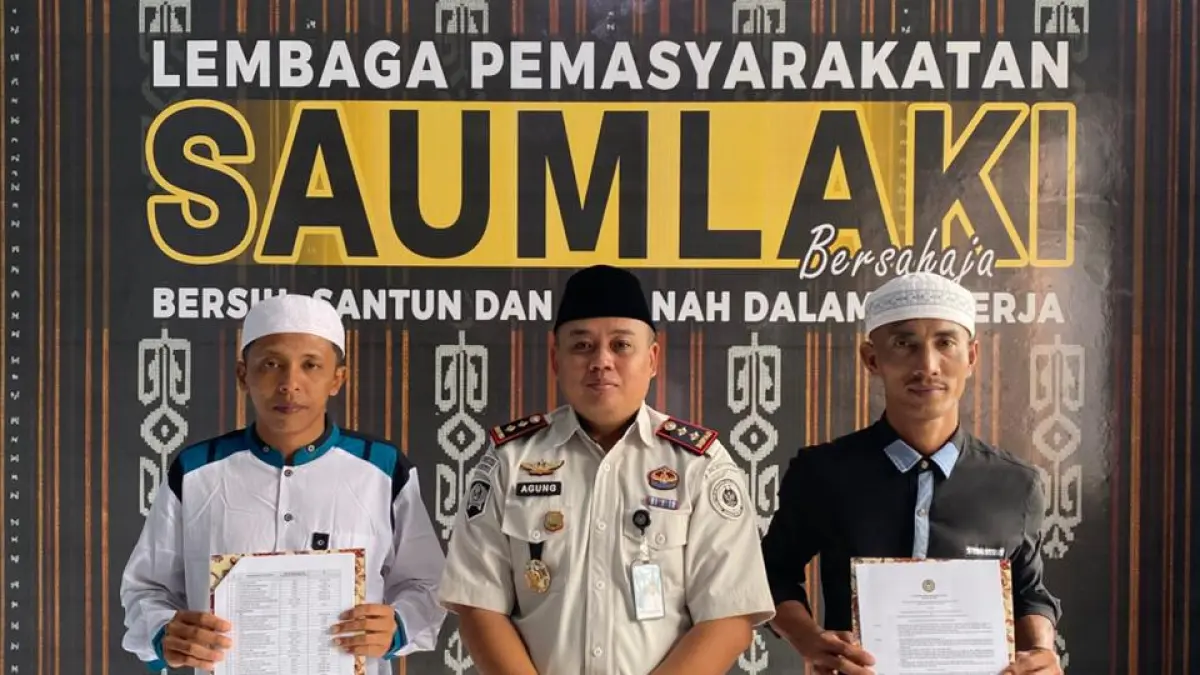 Lapas Saumlaki Serahkan Remisi Idul Fitri, Dua Warga Binaan Terima Pengurangan Masa Pidana