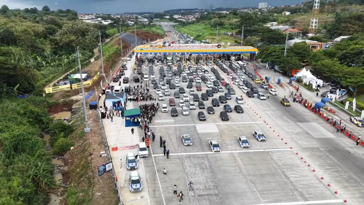 Ilustrasi Gerbang Keluar Tol