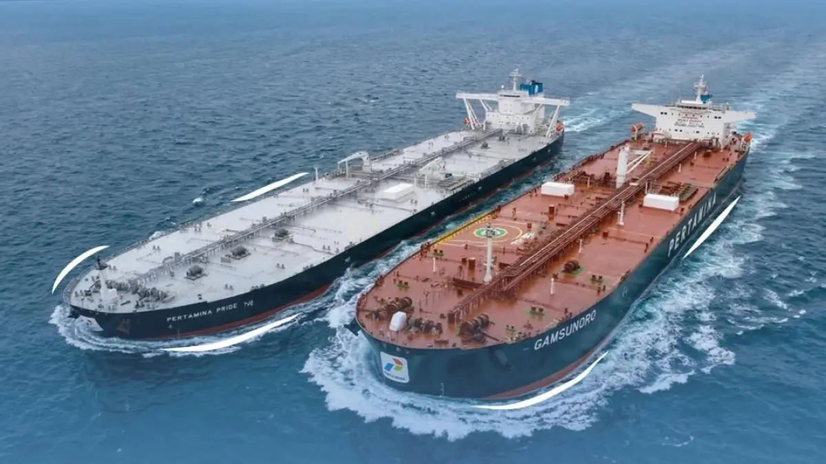 Pemerintah Iran telah menyampaikan pertimbangan positif terkait jaminan keamanan pelintasan bagi armada milik Pertamina Group di Selat Hormuz. (Dok. Pertamina International Shipping)