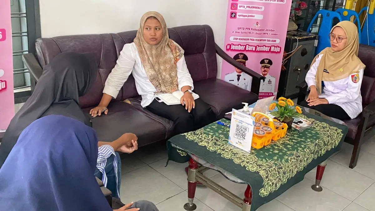 RESPONSIF: UPTD PPA Jember terima laporan kekerasan terhadap perempuan dan anak. 79 kasus ditangani di awal tahun.