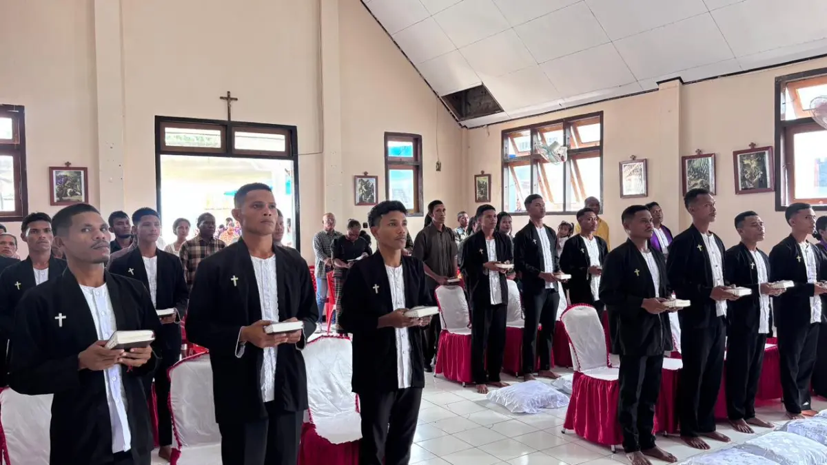 Sebanyak 13 Warga Binaan Lapas Saumlaki Resmi Diteguhkan Jadi Anggota Sidi Baru