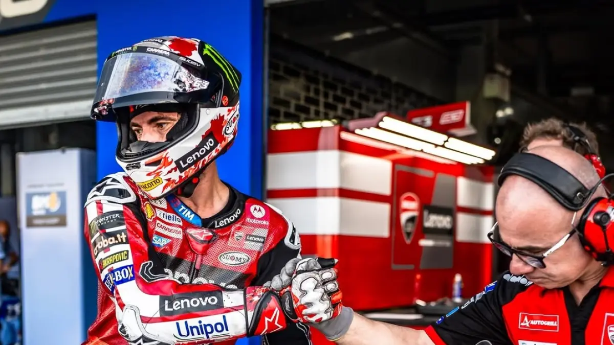 Francesco Bagnaia mulai jengah dengan pemberitaan media yang kerap memelintir pernyataannya. (instagram/davidetardozziofficial)