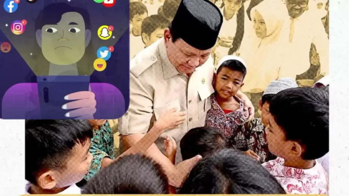 Pemerintah mulai membatasi akses media sosial bagi anak di bawah 16 tahun per 28 Maret 2026. Kebijakan ini bertujuan melindungi dari kecanduan, perundungan siber, hingga konten berbahaya. (Instagram @bakom.ri)
