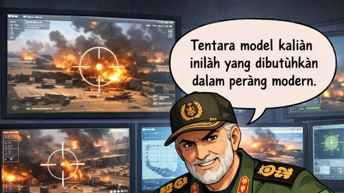 Gambaran Pangkalan Militer Amerika Serikat di Timteng Usai Diserang Iran
