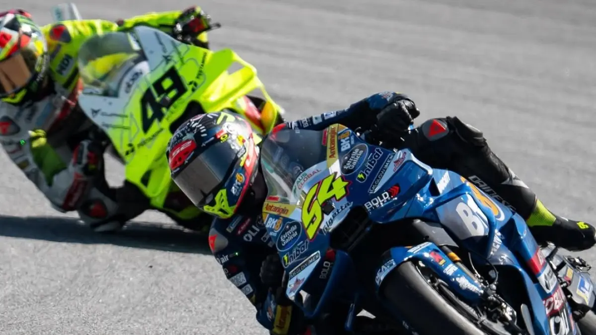 Tim VR46 secara terang-terangan membidik Fermin Aldeguer masuk dalam line up pembalap mereka unutk musim 2027. Hal ini memicu kecemburuan tim Gresini. (IG/ferminaldeguer_54)
