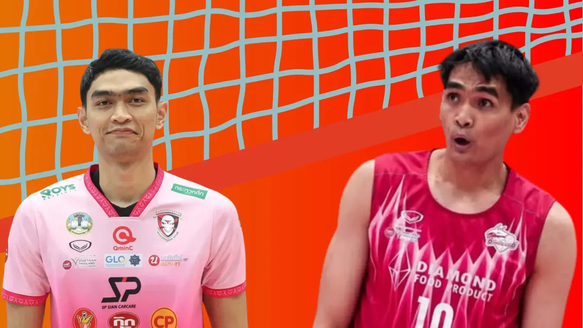 Dua Pemain Indonesia Rivan Nurmulki dan Doni Haryono, sama sama menembus babak grand final Liga Voli Thailand