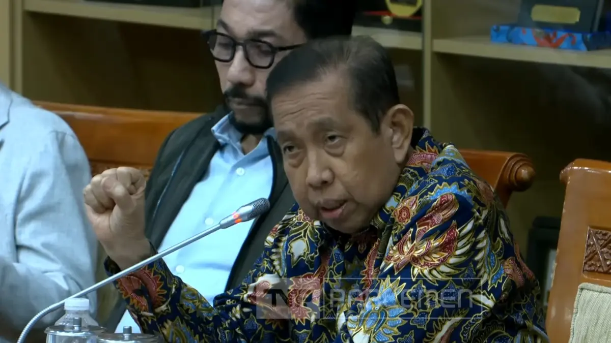 Anggota Komisi III DPR RI Fraksi PDI-P, Safaruddin, saat RDPU dengan Lemdiklat Polri,&nbsp; Kamis (mengkritik kinerja Polri, utamanya, Lem diklat Polri, saat RDPU Komisi III, Kamis (2/04/2026). (Dok. TV Parlemen)