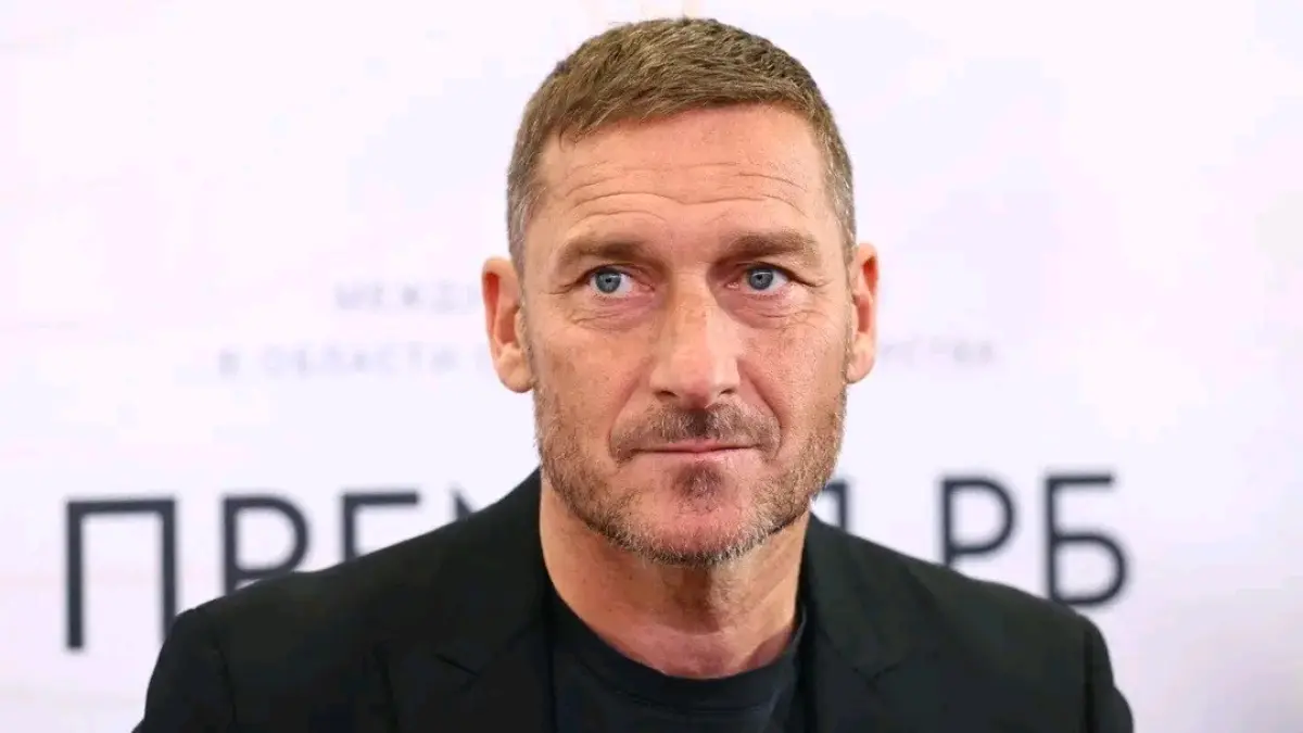 Francesco Totti, mantan pemain sepak bola profesional asal Italia yang dikenal sebagai legenda AS Roma.&nbsp;(BeinSport)