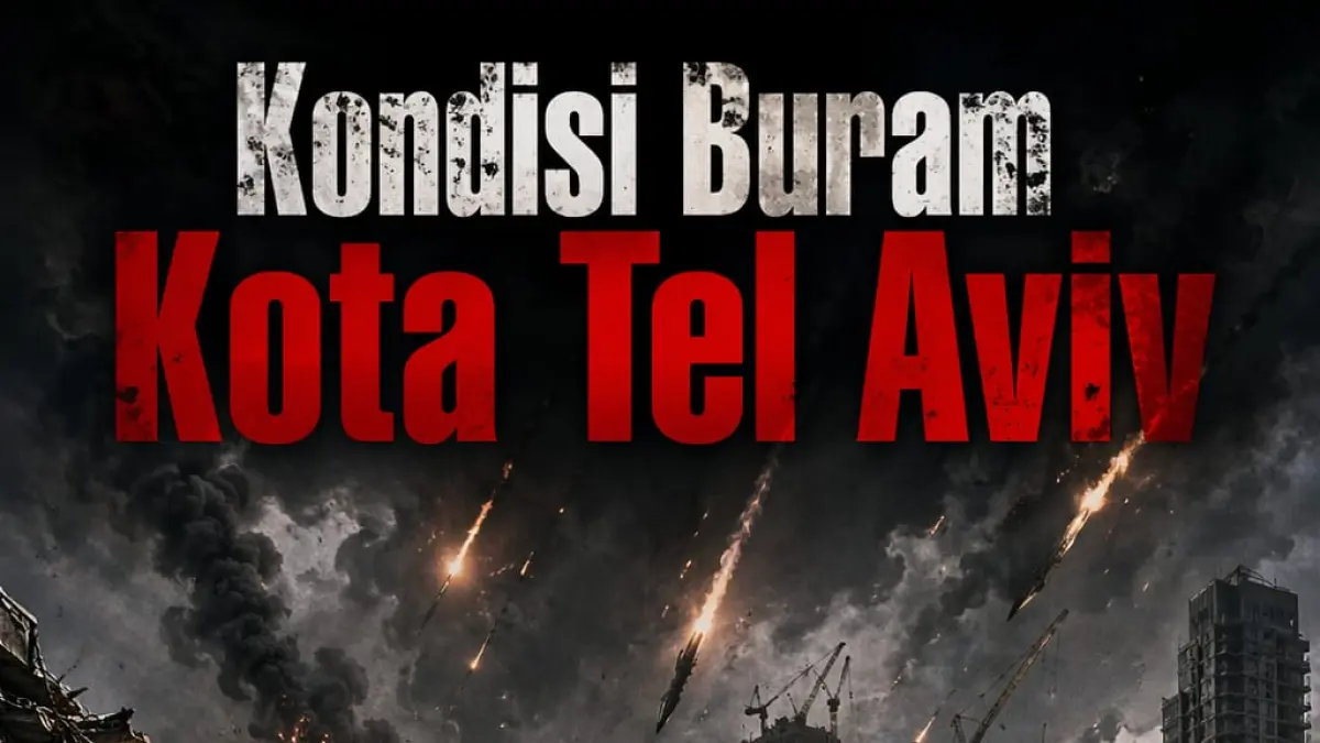 Update Kondisi Kota Tel Aviv Usai Dibombardir Iran