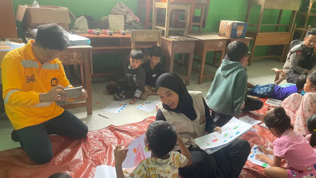 DAMPINGI: Anak-anak terus mendapatkan pendampingan dari orang tua asuh untuk perbaikan gizi dan pencegahan stunting.