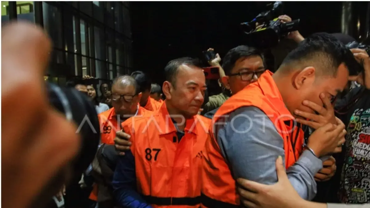 DIGIRING: Tersangka kasus korupsi perkara suap importasi di Direktorat Jenderal Bea dan Cukai (DJBC), (ft:ANTARA)