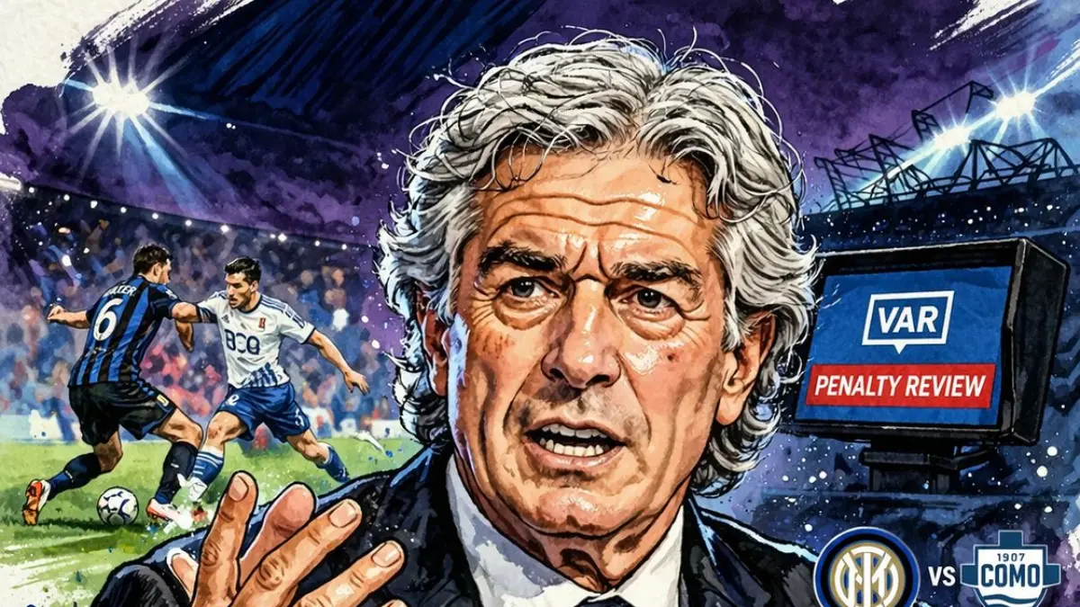Graziano Cesari Kritik Insiden Penalti di Laga Inter Milan vs Como (AI Mahdi Interista)
