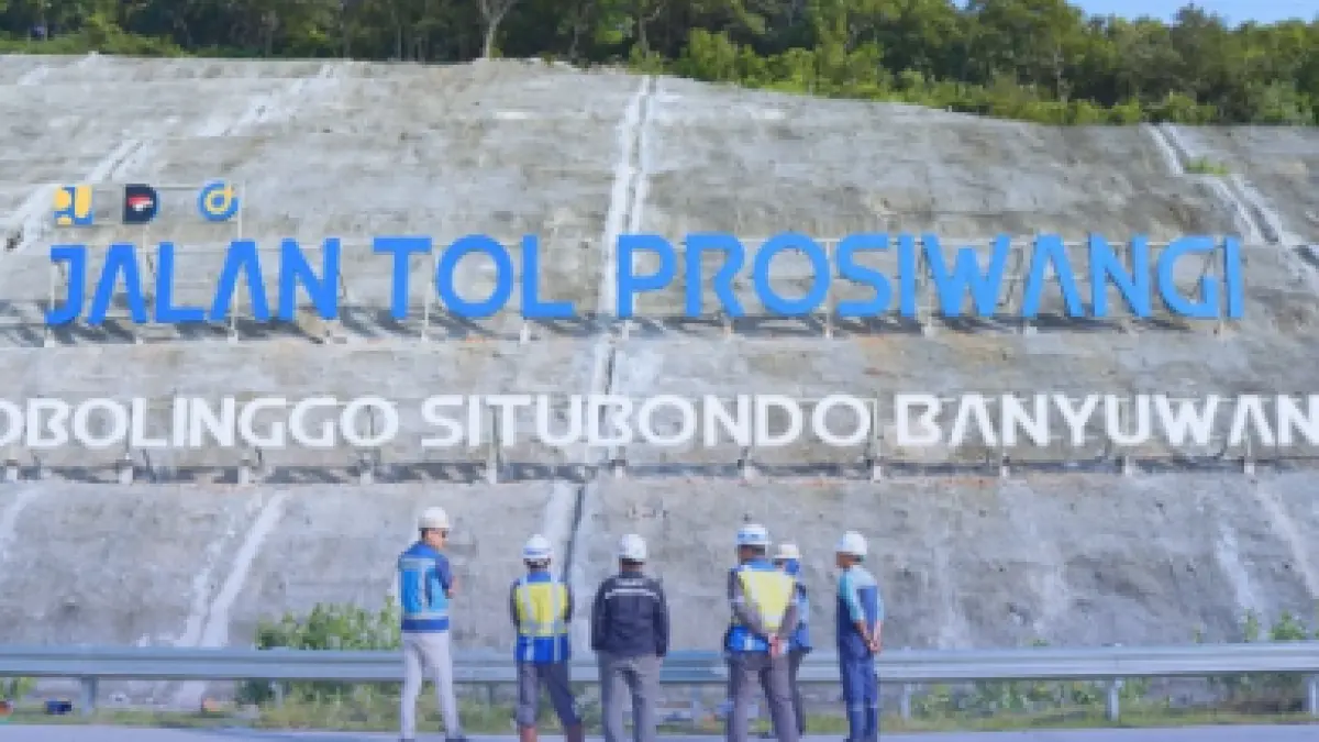 Pengerjaan Tol Prosiwangi paket tiga terus dikebut. (INSTAGRAM pp_probowangi3)