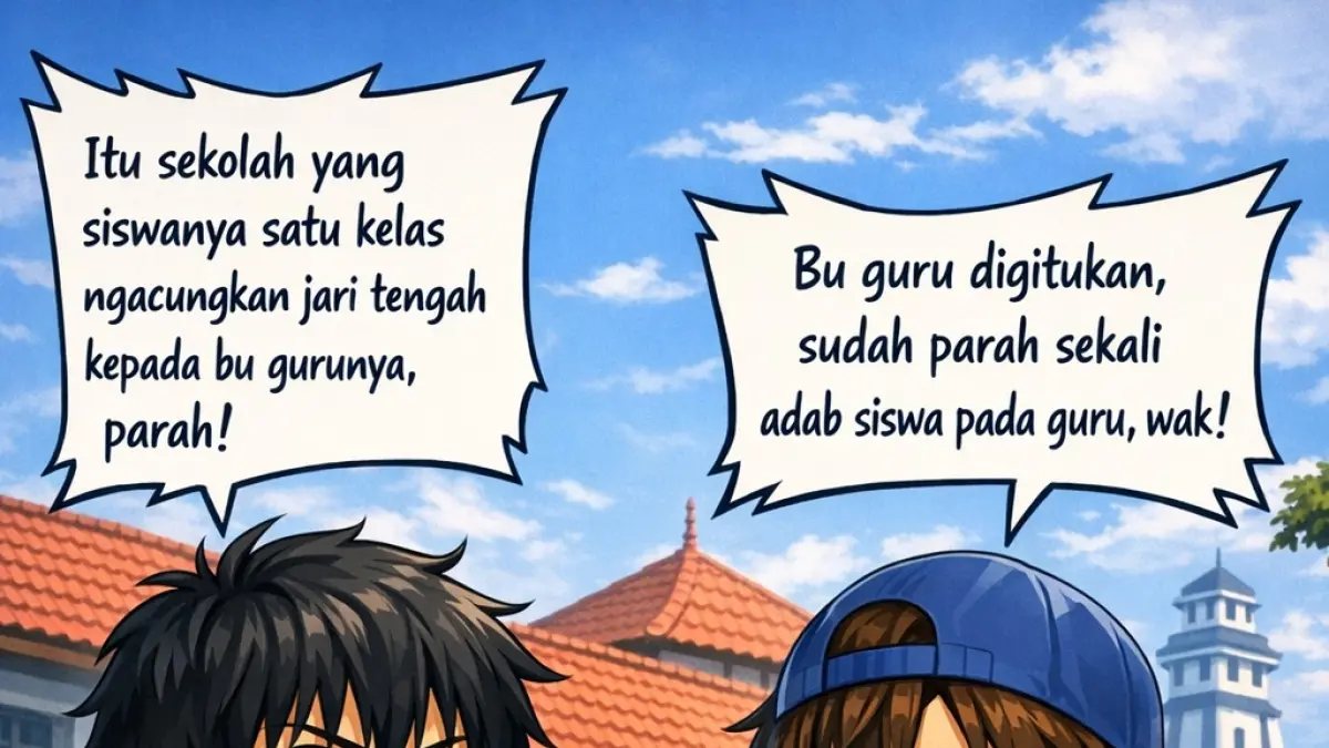 Sedih Sekali, Ibu Guru Diacungi Jari Tengah oleh Siswanya Sendiri
