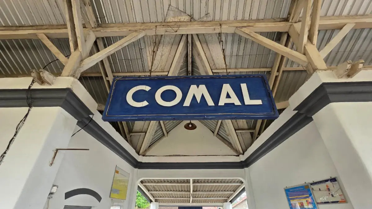 Kondisi terkini Stasiun Comal. (DOK HUMAS DAOP 4 SEMARANG)