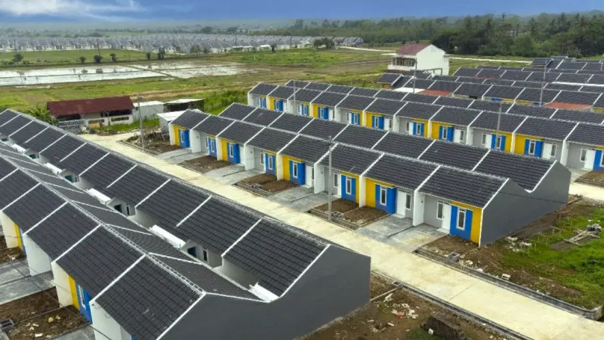 Pemerintah menyiapkan 1.000 unit rumah subsidi untuk pekerja program MBG. (Antara/HO-Vista Land)