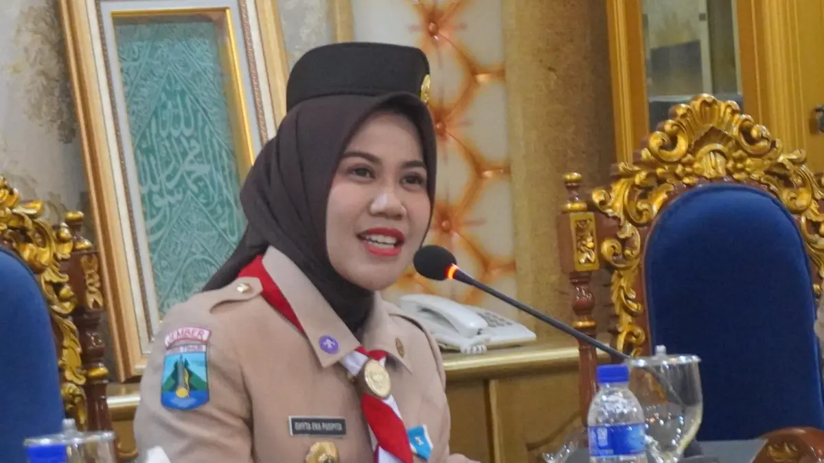 Ketua TP PKK Jember Ning Ghyta Eka Puspita (Foto: Maulana/Radar Jember)