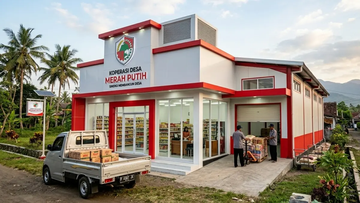 Dua program besar pemerintah, Makan Bergizi Gratis (MBG) dan Koperasi Desa Merah Putih, tengah menjadi perbincangan hangat karena membuka ratusan ribu lapangan kerja baru. (foto diolah dengan AI)