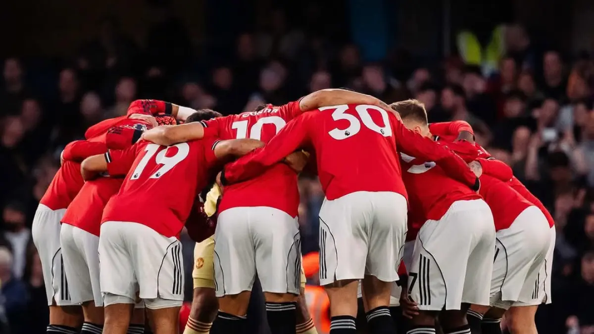 Para pemain Manchester United dalam sebuah laga. (Dok. Manutd)