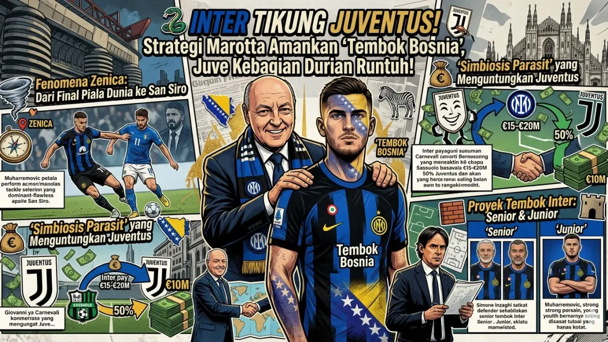 Inter Milan Tikung Juventus? (ILUSTRASI FACEBOOK LEGA ITALIA)