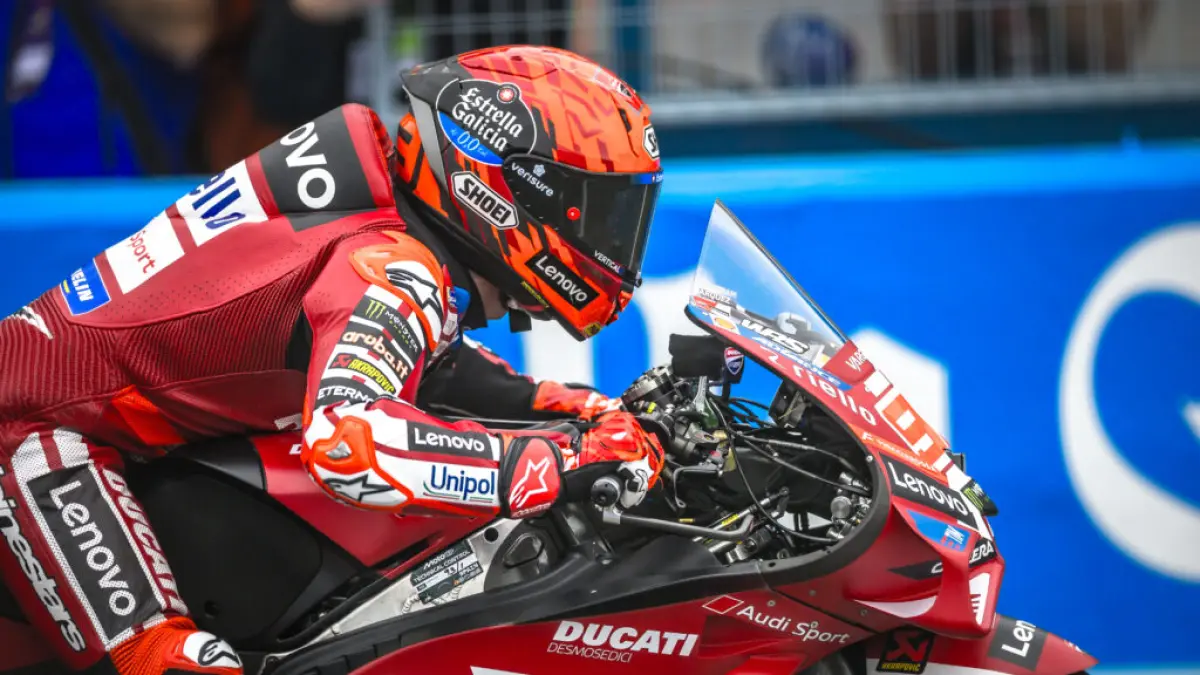 Rekor pole position Marc Marquez bahkan malampaui catatan legenda terdahulu, seperti Jorge Lorenzo dan Valentino Rossi. (Ducati)