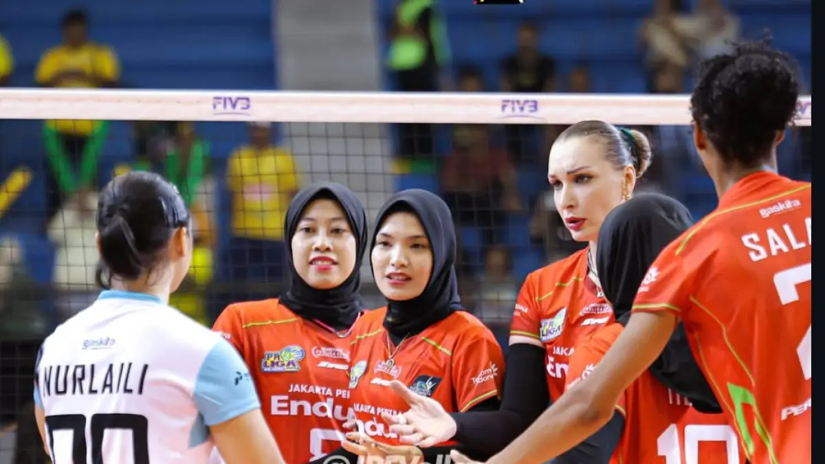 Megawati Hangestri Pertiwi saat membela Jakarta Pertamina Enduro dalam Proliga 2026. (IG: jpevolley)