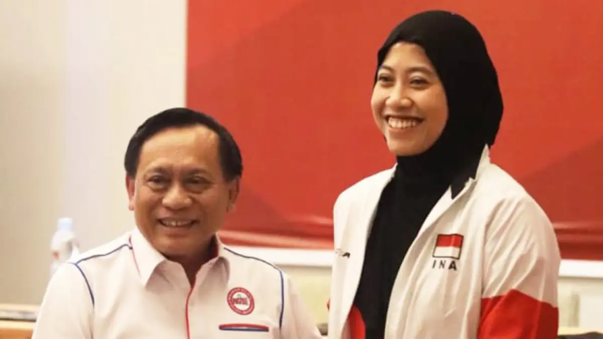 Opposite andalan Indonesia, Megawati Hangestri Pertiwi resmi mundur dari Skuad Timnas Voli Putri Indonesia. (IG: indonesian_volleyball)