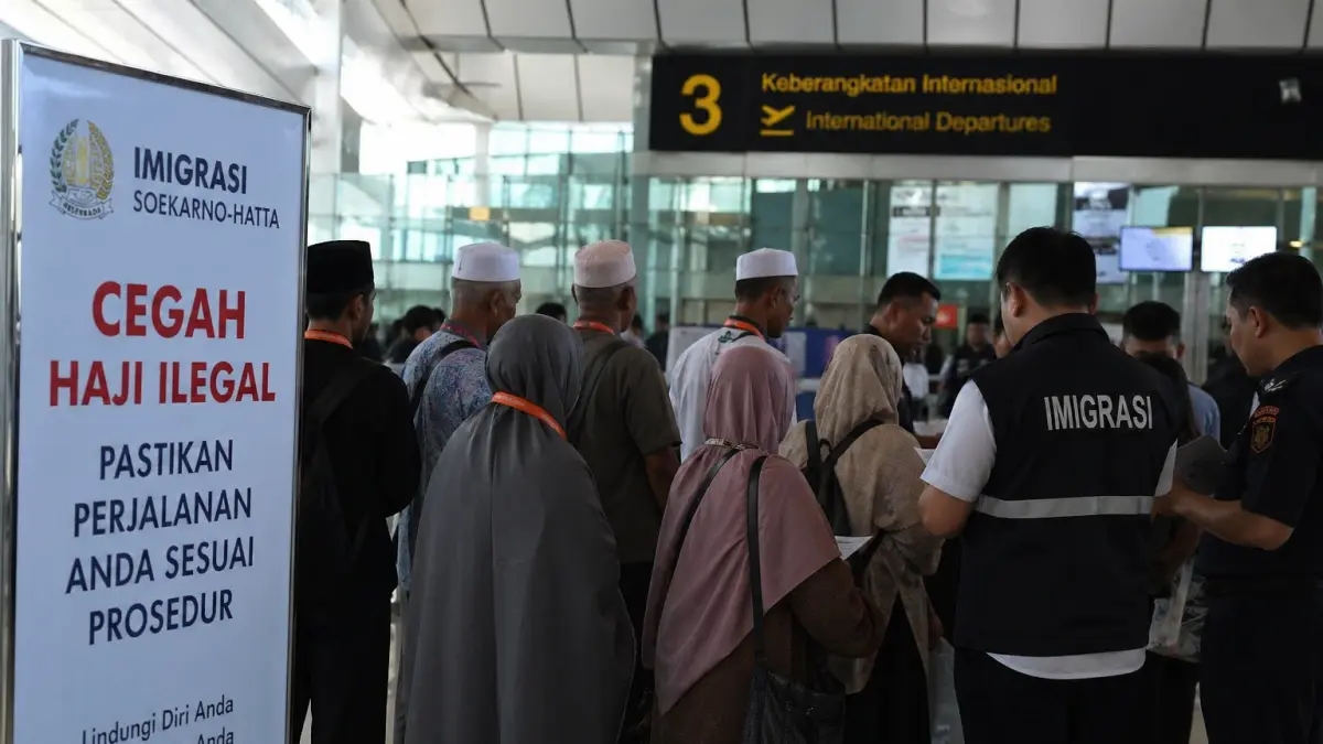 Ilustrasi pemeriksaan calon jamaah haji (ft:FAQIH/ai/RADAR JEMBER)