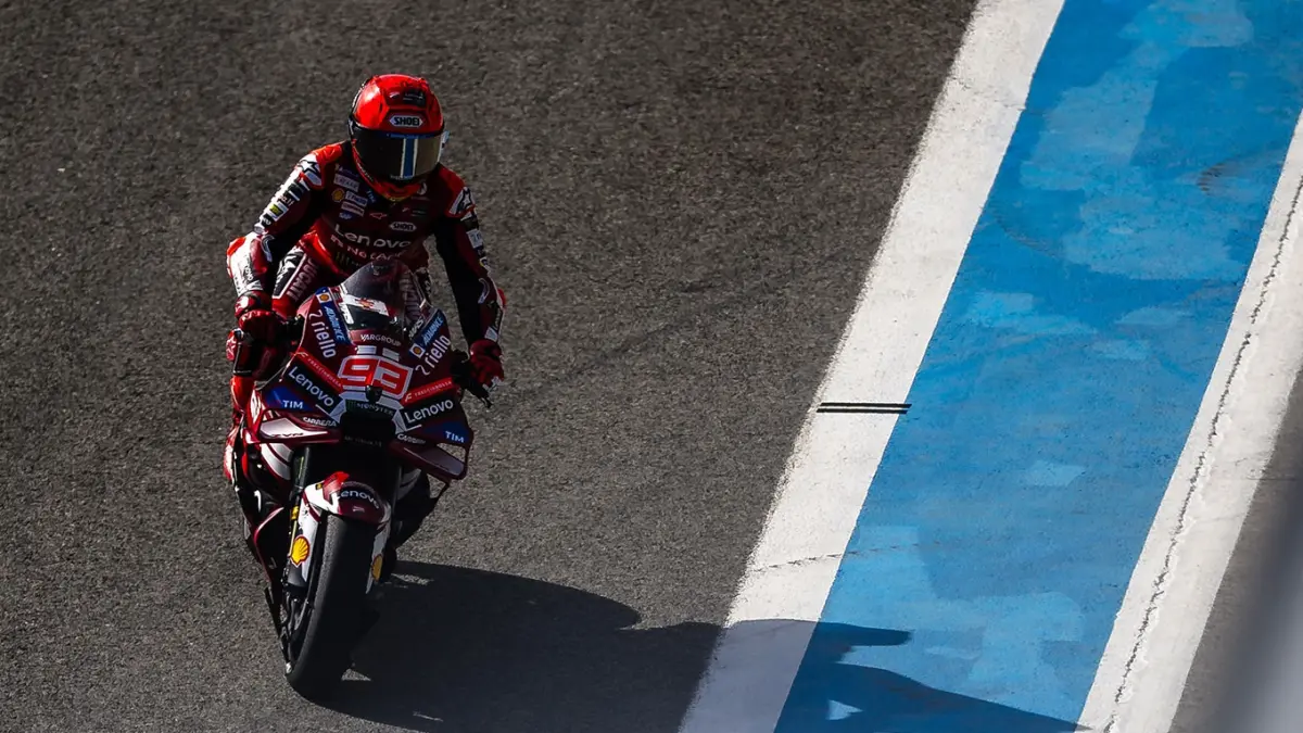 Marc Marquez di Sirkuit Jerez, Spanyol. (Ducati)