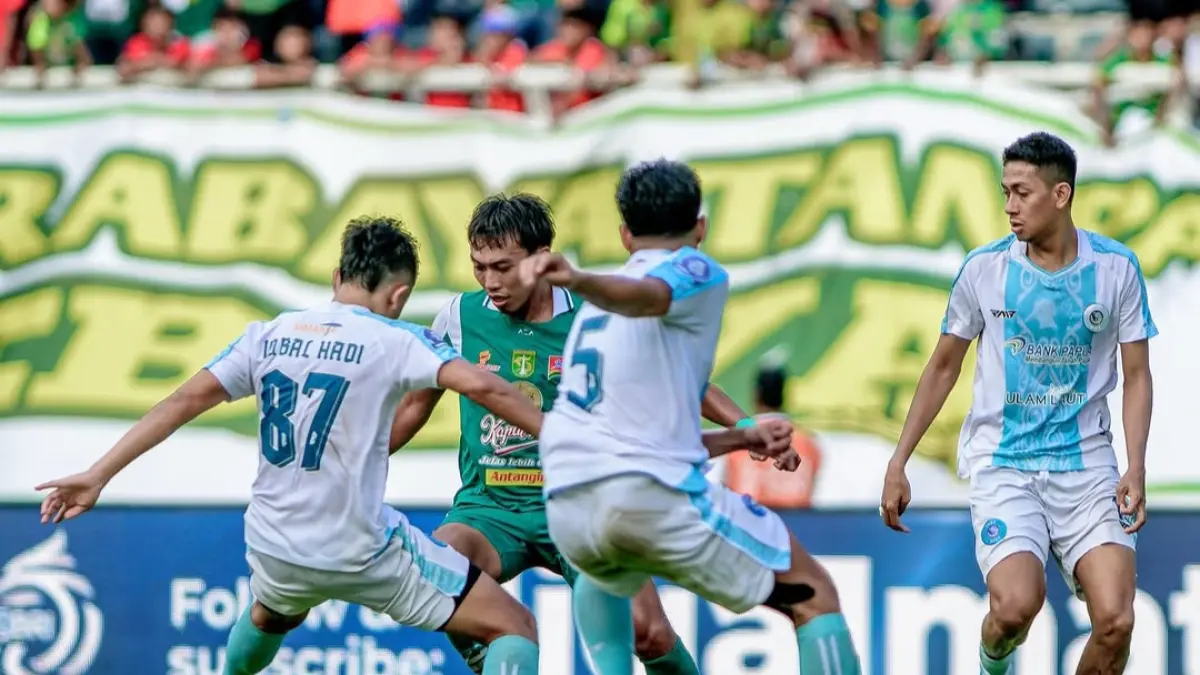 Persebaya Surabaya saat menjamu PSBS Biak di Stadion Gelora Bung Tomo dengan kemenangan telak 4-0. (Dok. Persebaya)
