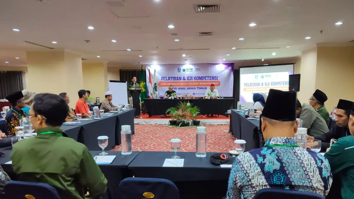 Cetak 35 Juru Sembelih Halal Halal, ISNU Jatim Perkuat Sektor Hulu Industri Halal
